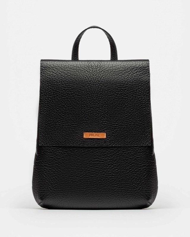 Mochila Olivia En Cuero Graneado